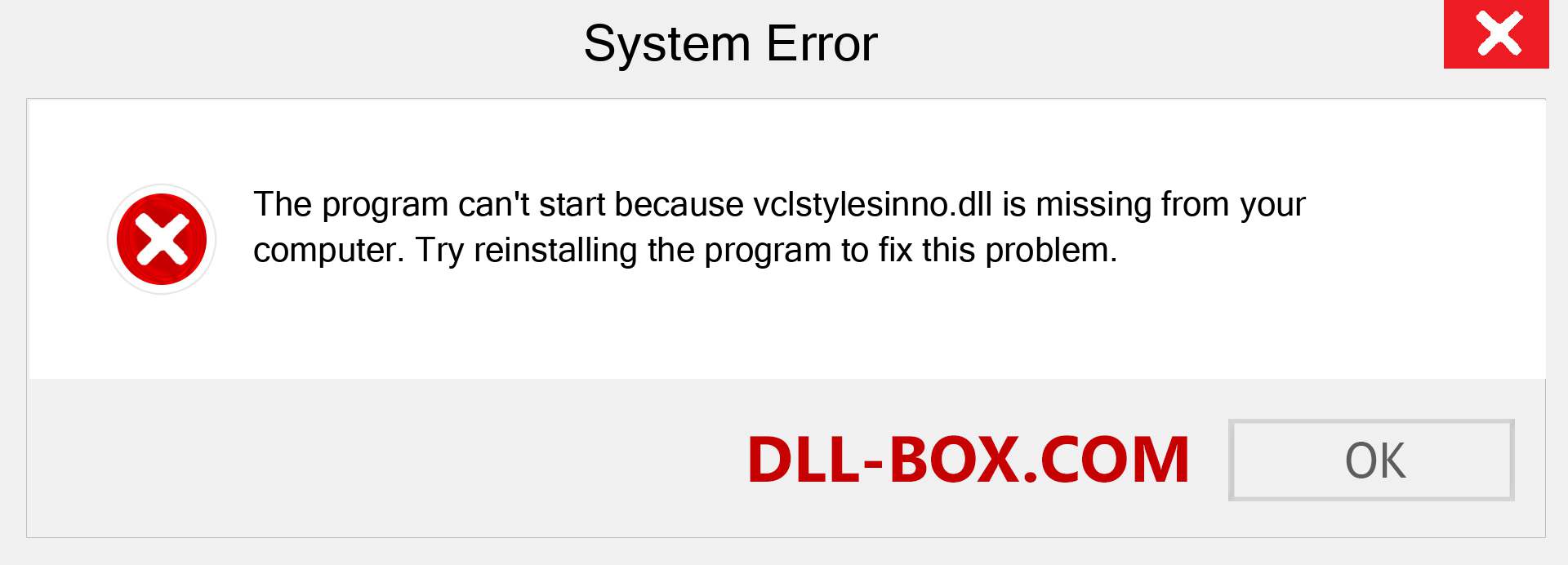  vclstylesinno.dll file is missing?. Download for Windows 7, 8, 10 - Fix  vclstylesinno dll Missing Error on Windows, photos, images